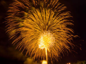 夜空いっぱいの打ち上げ花火