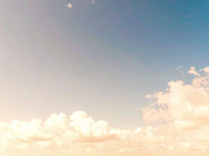 青い空と白い雲