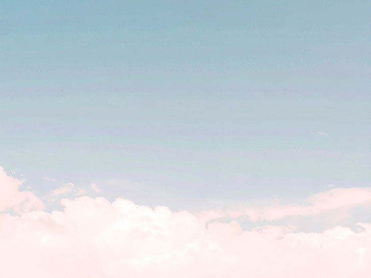 青い空と白い雲