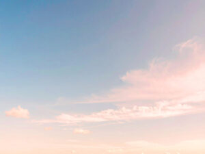 青い空と白い雲