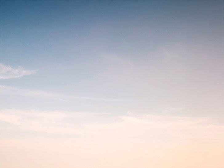 青い空と白い雲