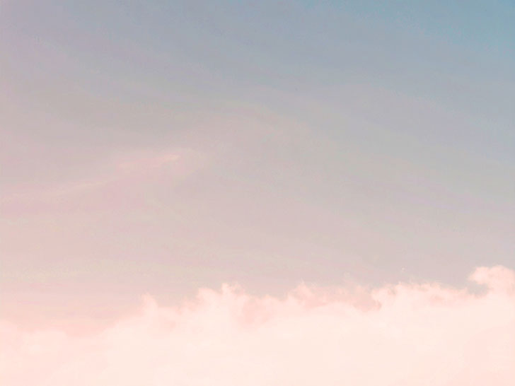 青い空と白い雲