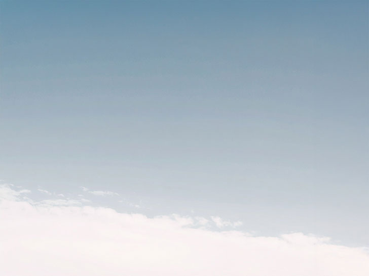 青い空と白い雲