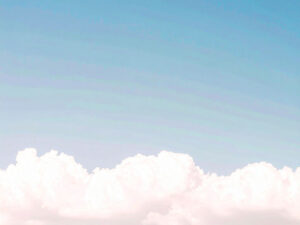 青い空と白い雲