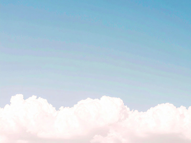 青い空と白い雲