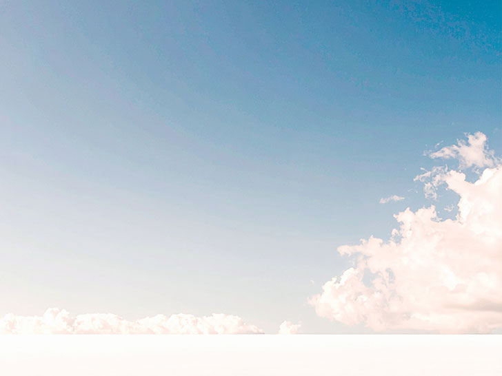 青い空と白い雲