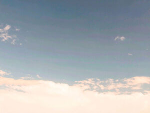 青い空と白い雲