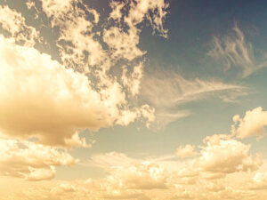 青い空と白い雲