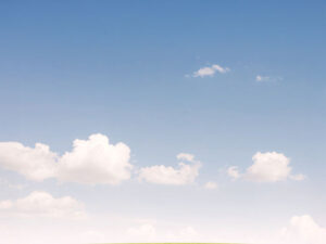 青い空と白い雲