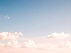 青い空と白い雲