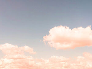 青い空と白い雲