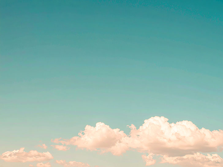 青い空と白い雲