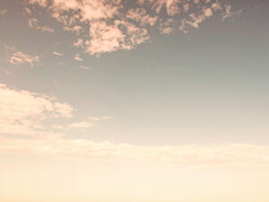 青い空と白い雲