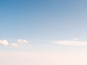 青い空と白い雲