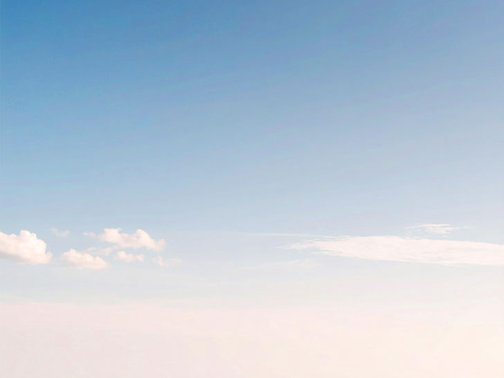 青い空と白い雲