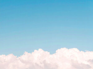 青い空と白い雲