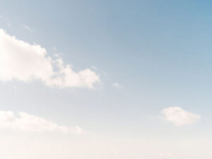 青い空と白い雲