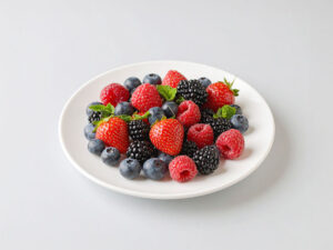 たくさんんのフレッシュなベリー