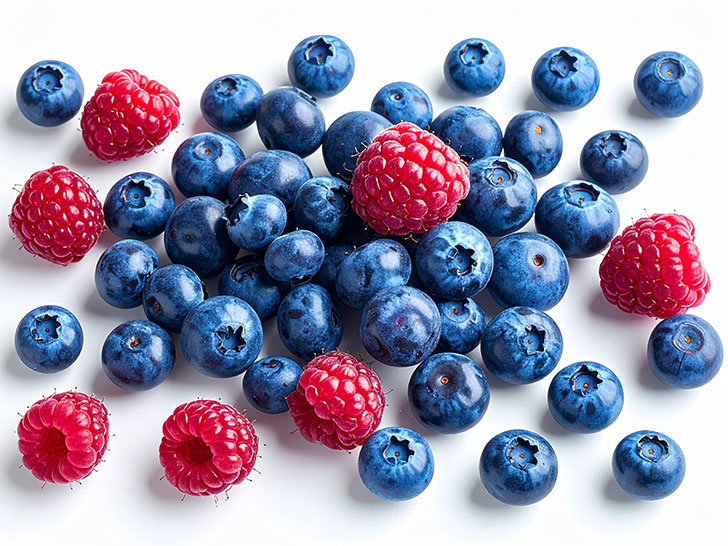 たくさんのフレッシュなベリー