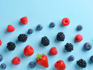 たくさんのフレッシュなベリー