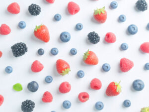 たくさんのフレッシュなベリー