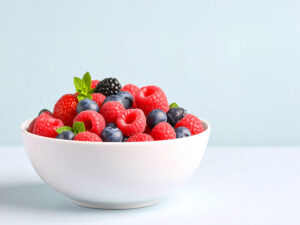 たくさんのフレッシュなベリー