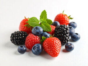 たくさんのフレッシュなベリー