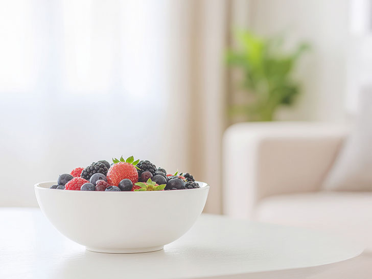 たくさんのフレッシュなベリー