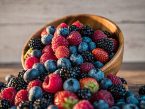 たくさんのフレッシュなベリー