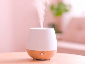 蒸気の出ている加湿器