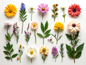 色とりどりのたくさんの花