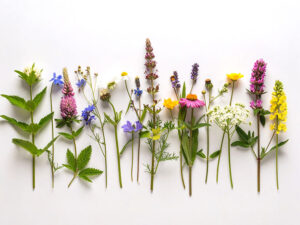 色とりどりのたくさんの花