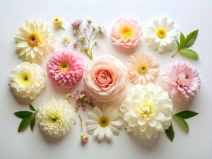 色とりどりのたくさんの花