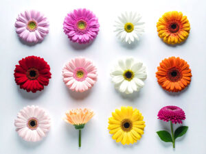 色とりどりのたくさんの花